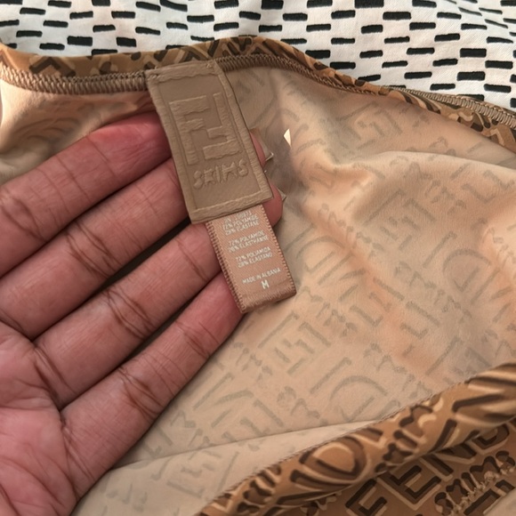 Fendi x skims California high leg bikini bottoms size medium authentic - Picture 7 of 7